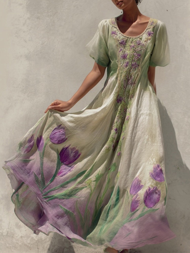 Wunderschön gefertigte Kleid