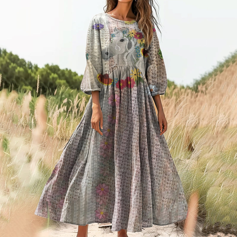 Anmutig gestaltete Kleid