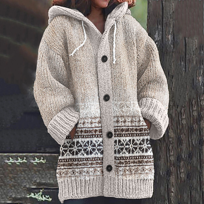 Klassische Vintage Strickjacke