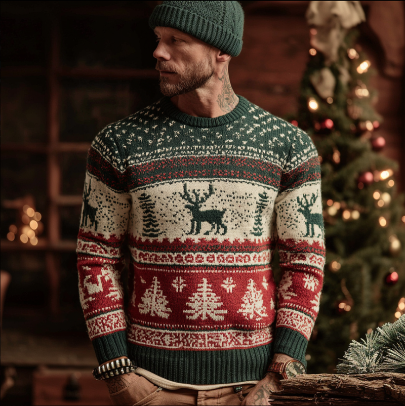 Zeitloser Vintage-Stil Pullover