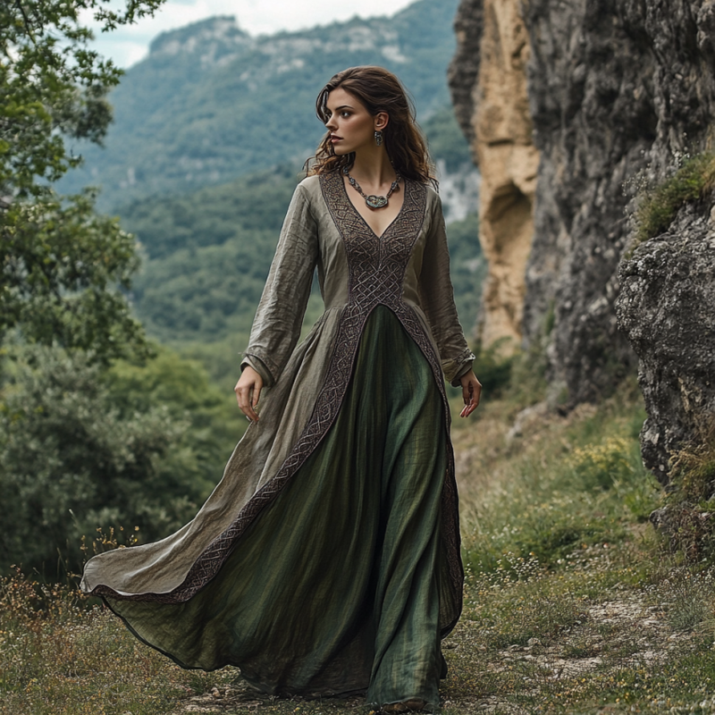 Wunderschön gefertigte Kleid