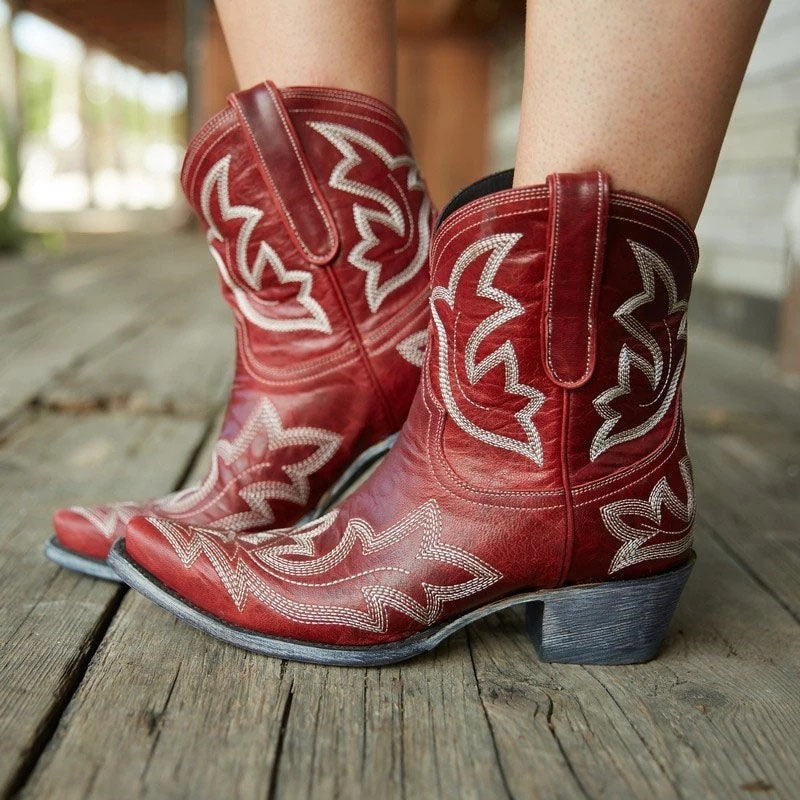 Vintage-inspirierte orthopädische Stiefel