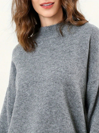 MW | Eleganter Pullover mit Seitenschlitzen