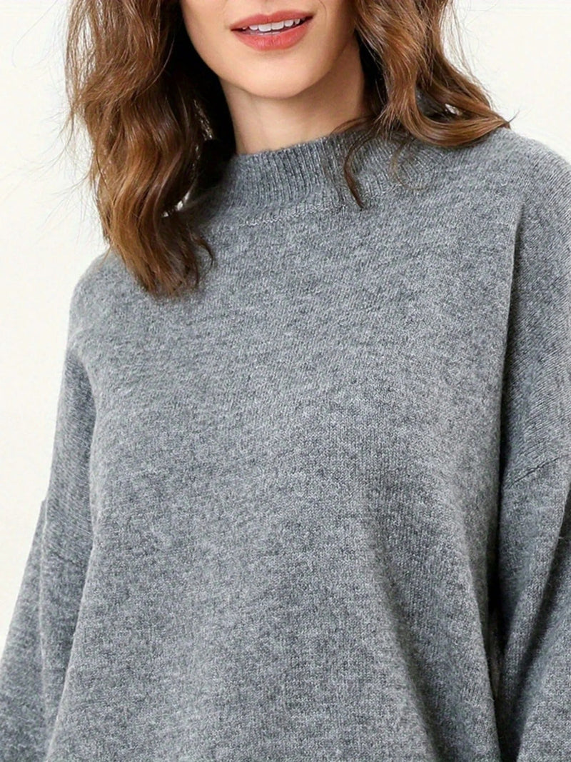 MW | Eleganter Pullover mit Seitenschlitzen