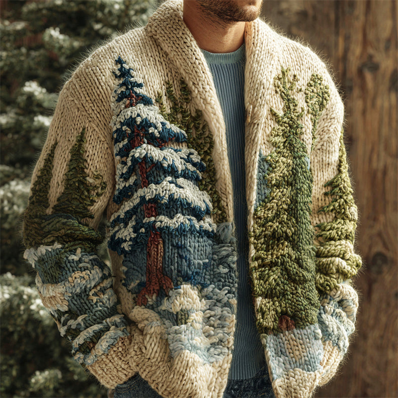 Durchdacht gestaltete Strickjacke