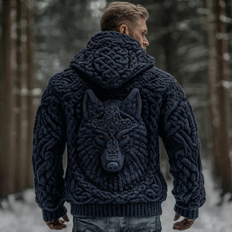 Klassische Vintage Strickjacke