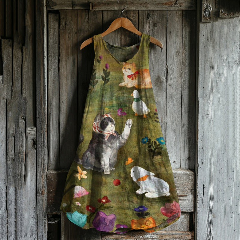 Zeitloser Vintage-Stil Kleid