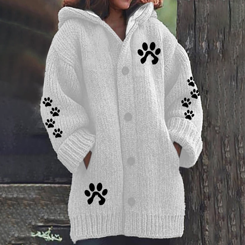 Durchdacht gestaltete Strickjacke