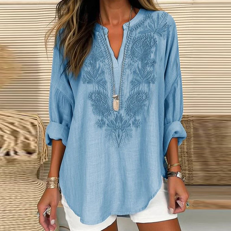 Klassische Vintage Bluse
