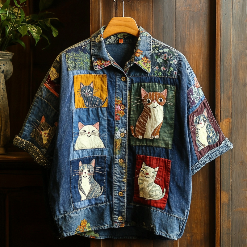 Zeitloser Vintage-Stil Hemd