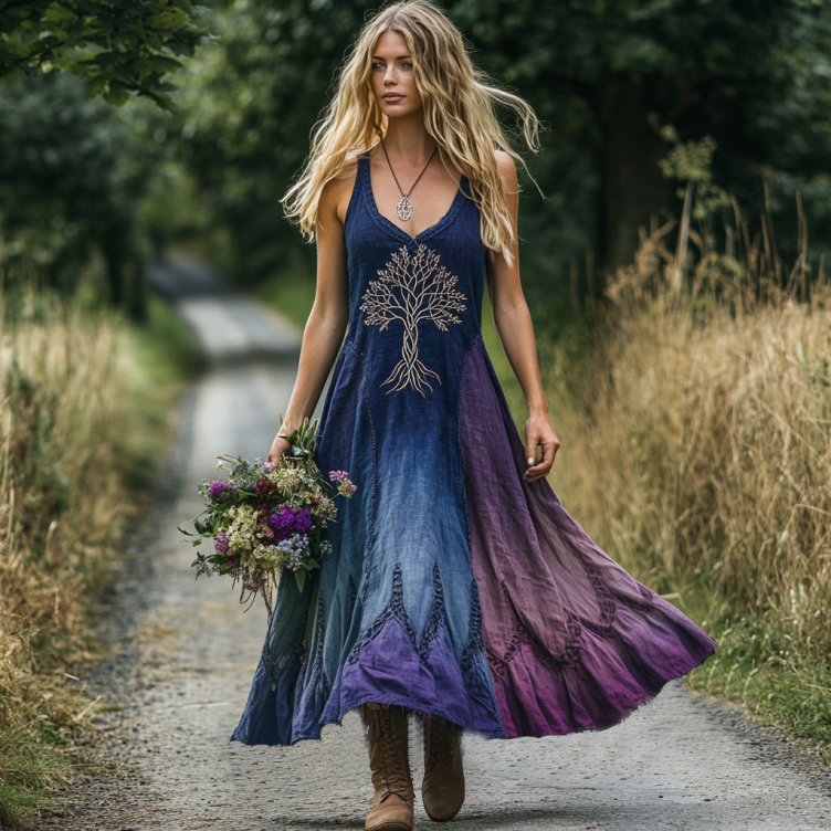 Klassisch gestaltete Kleid