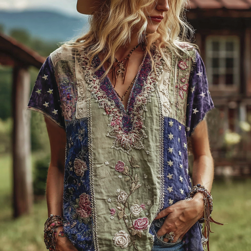 Zeitloser Vintage-Stil T-Shirt