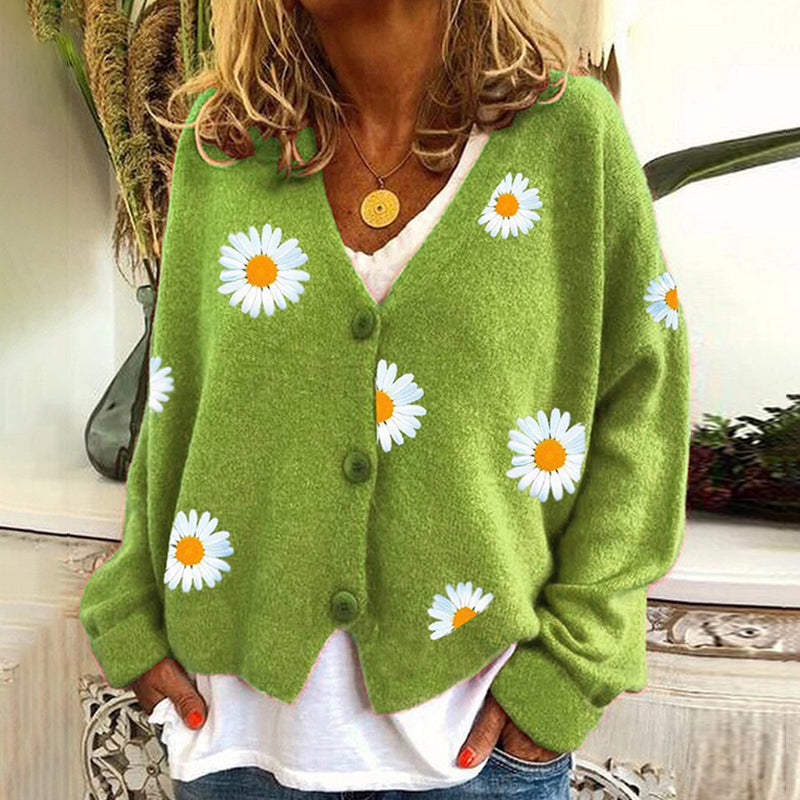 Durchdacht gestaltete Strickjacke