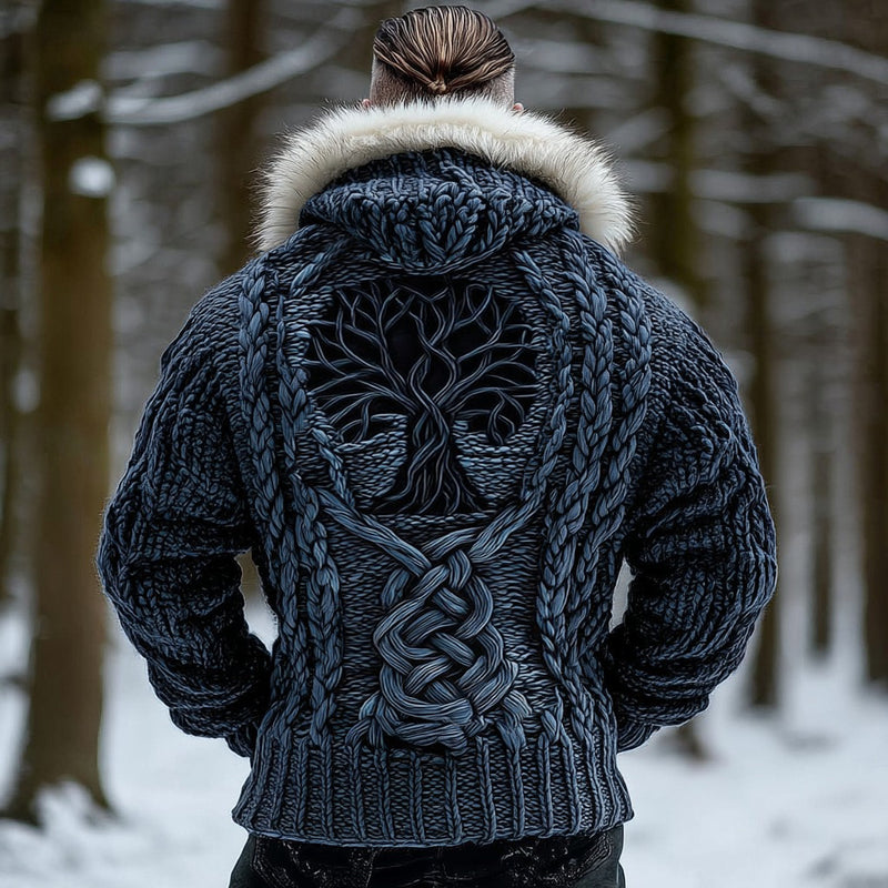 Anmutig gestaltete Strickjacke