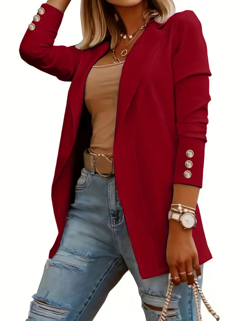 MW | eleganter langärmeliger Blazer für den Frühling