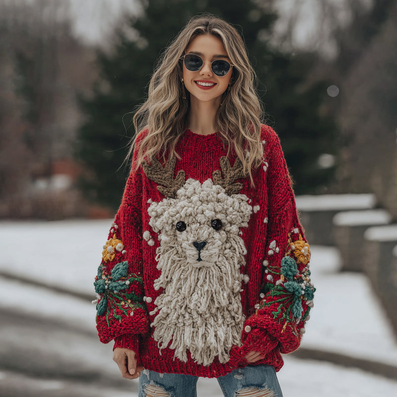 Zeitloser Vintage-Stil Pullover