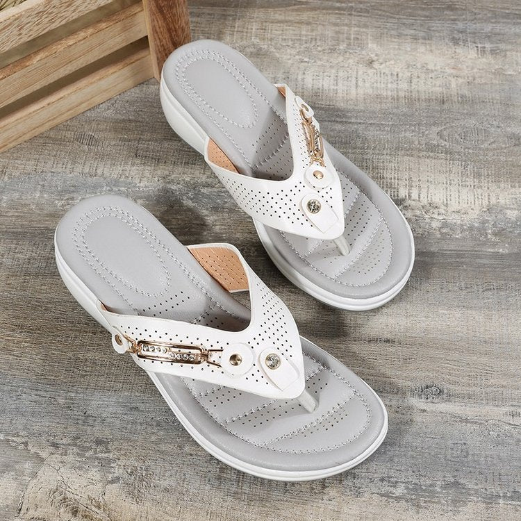 Klassische Orthopädische Sandalen mit zeitlosem Stil