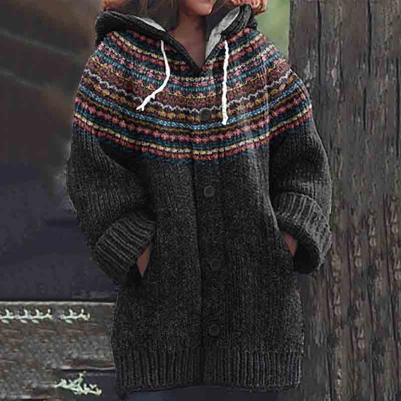 Klassische Vintage Strickjacke