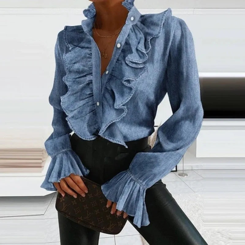 Klassische Vintage Bluse