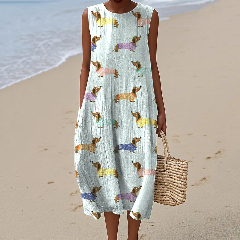 Klassische Vintage Kleid
