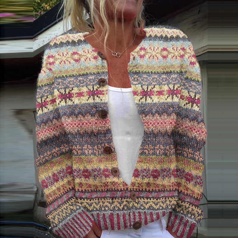 Elegant gestaltete Strickjacke
