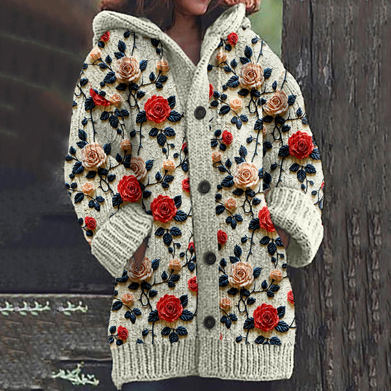 Klassische Vintage Strickjacke