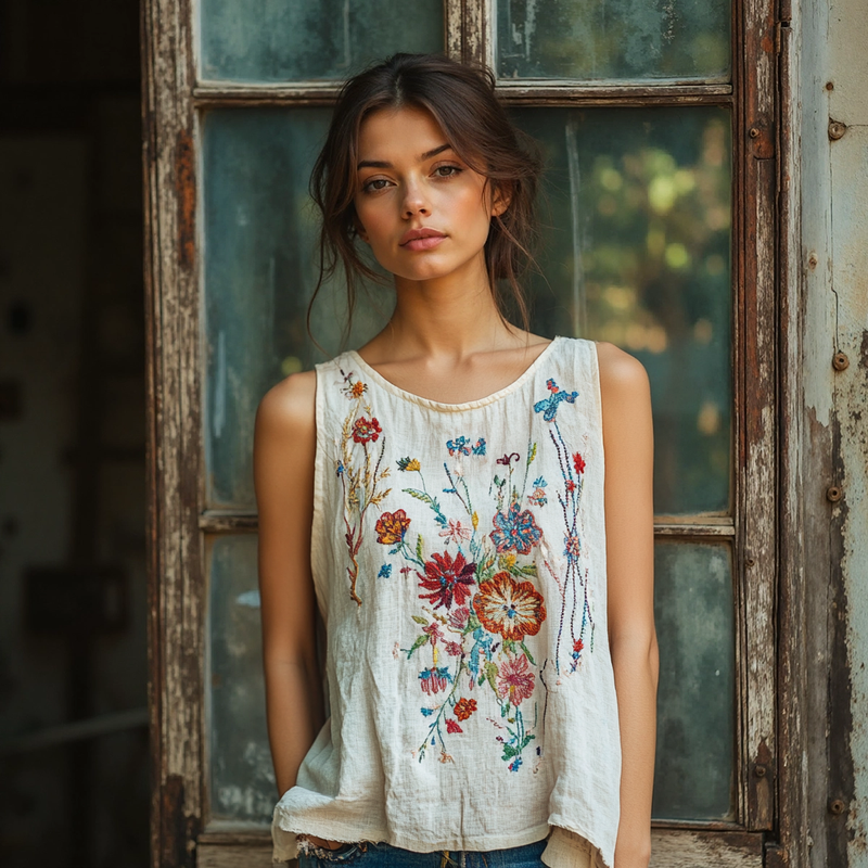 Klassische Vintage Top