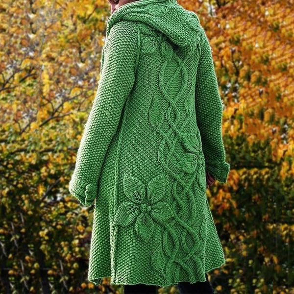 Wunderschön gefertigte Strickjacke
