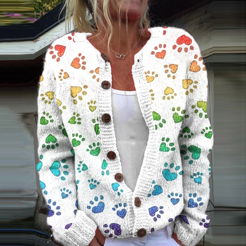 Klassische Vintage Strickjacke