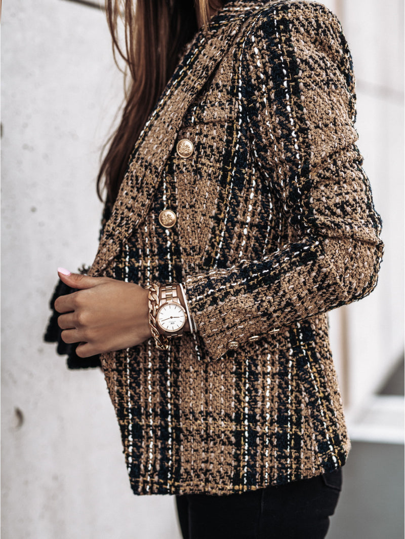 Anmutig gestaltete Jacke