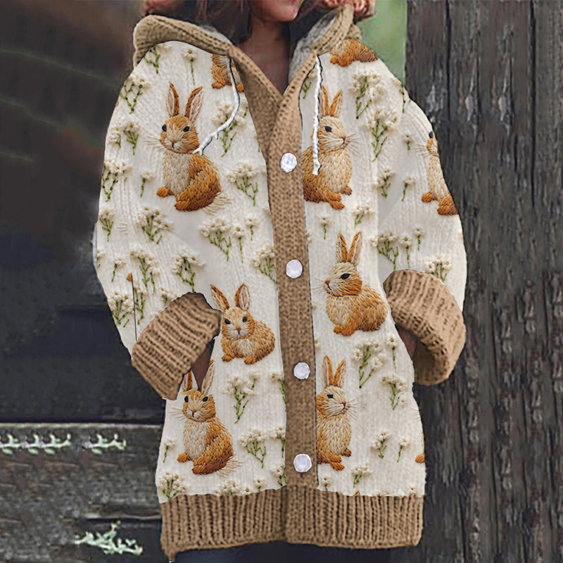 Anmutig gestaltete Strickjacke