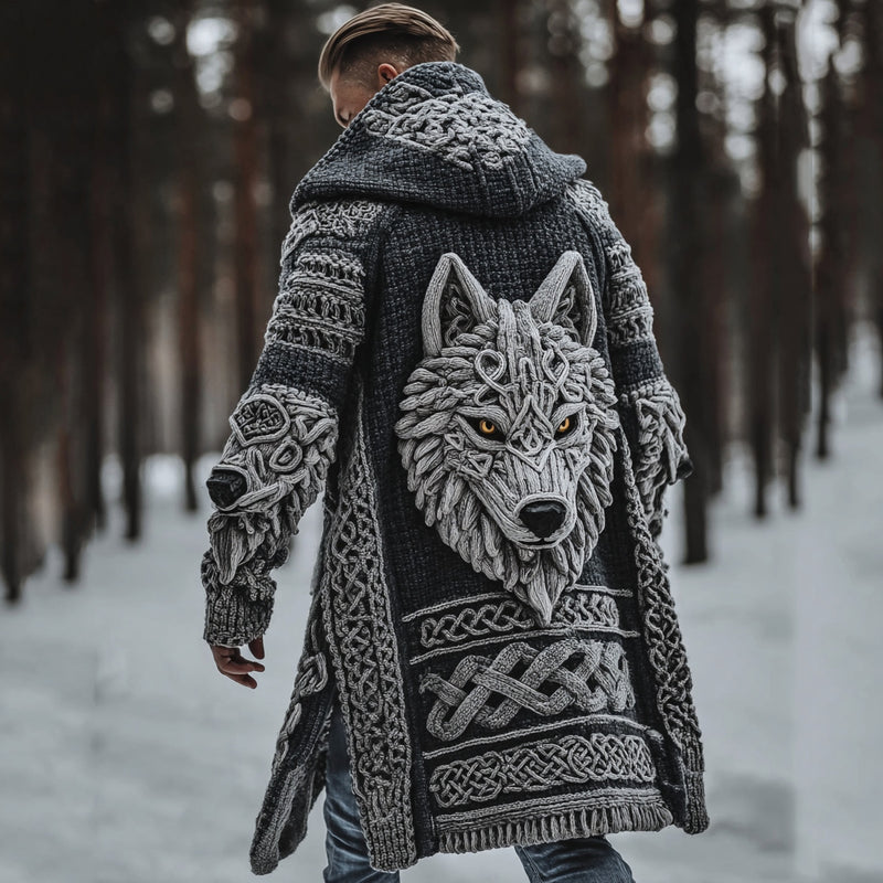 Durchdacht gestaltete Strickjacke