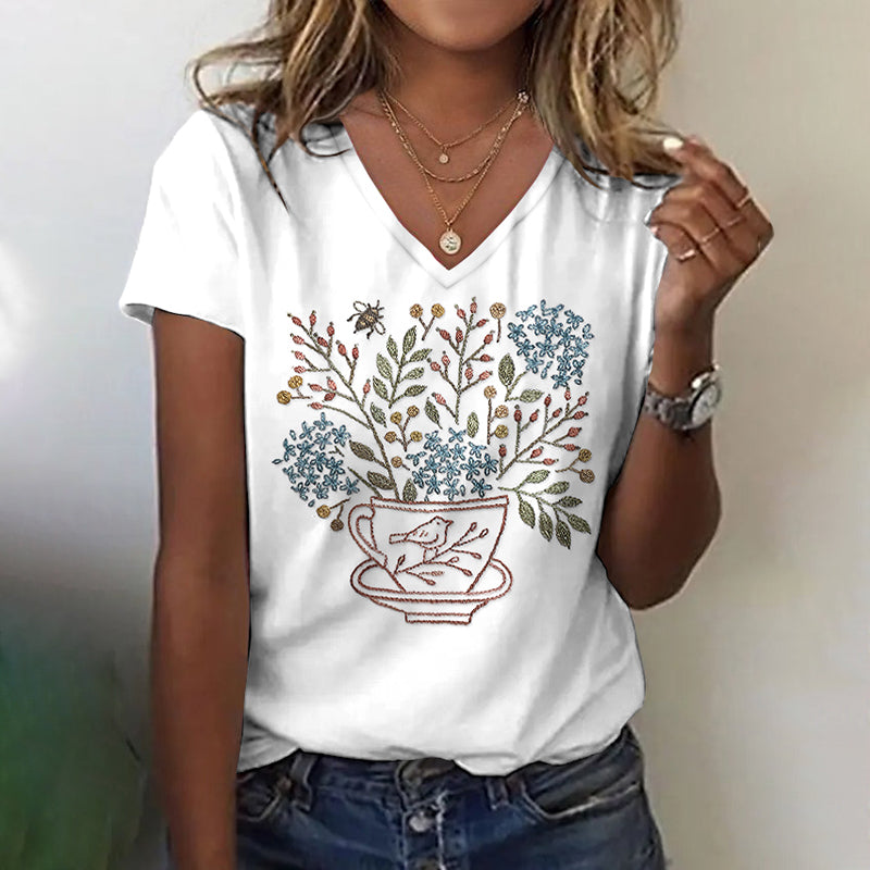 Klassische Vintage T-Shirt