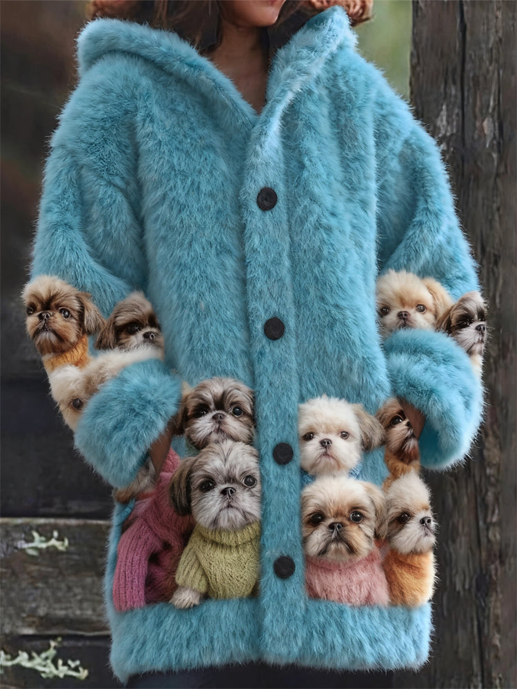 Wunderschön gefertigte Strickjacke