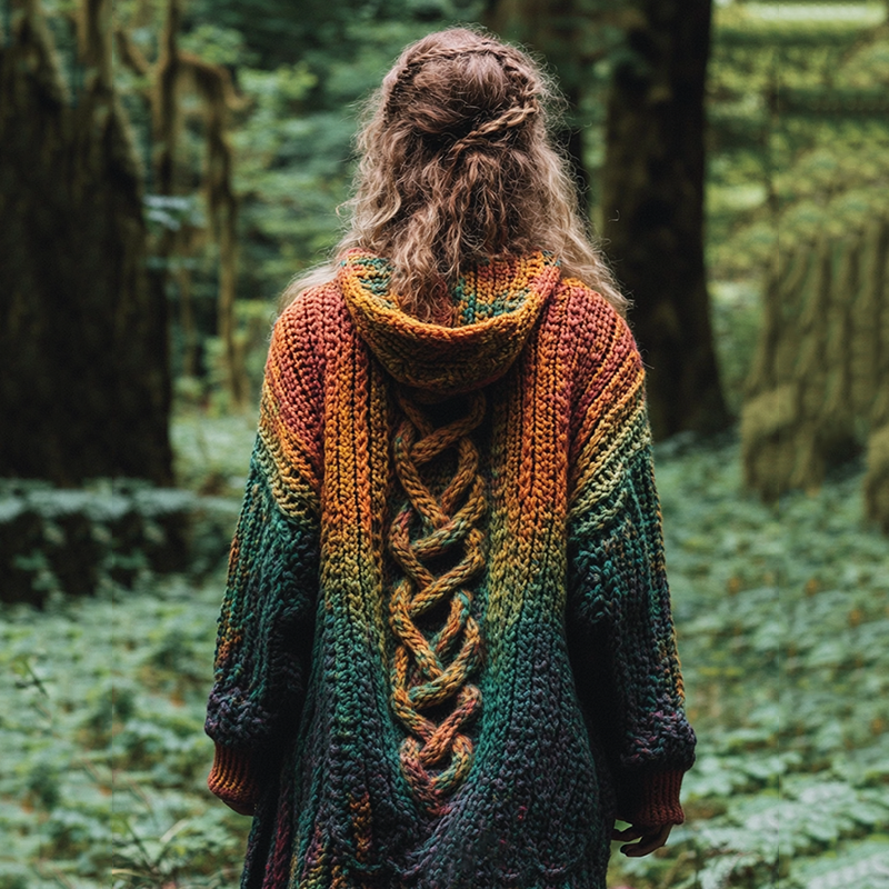 Klassisch gestaltete Strickjacke