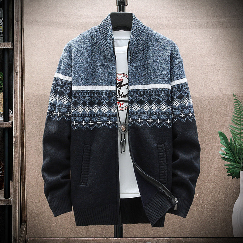 Zeitloser Vintage-Stil Strickjacke