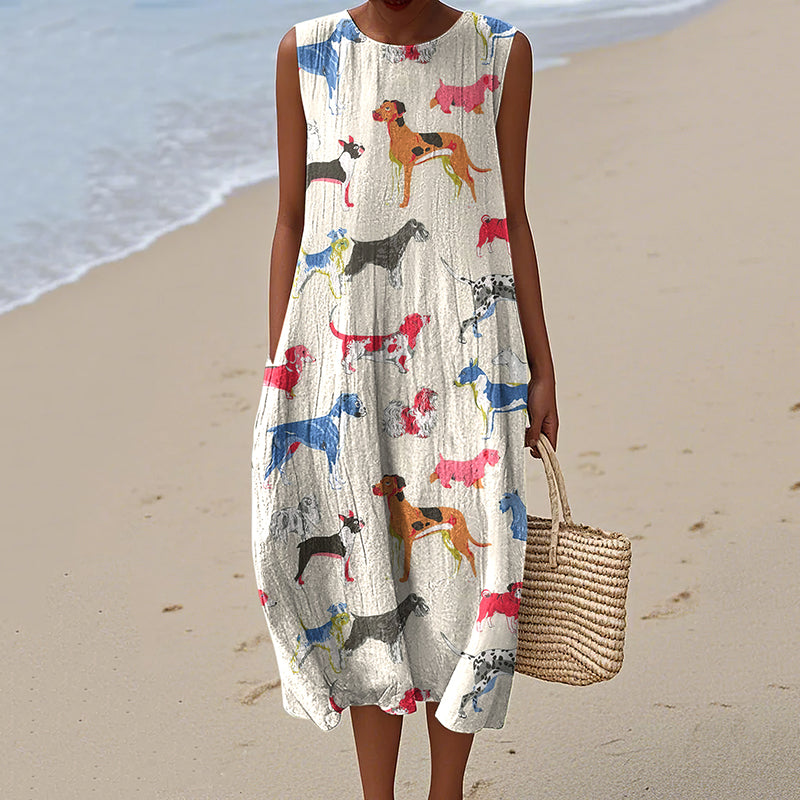 Klassische Vintage Kleid