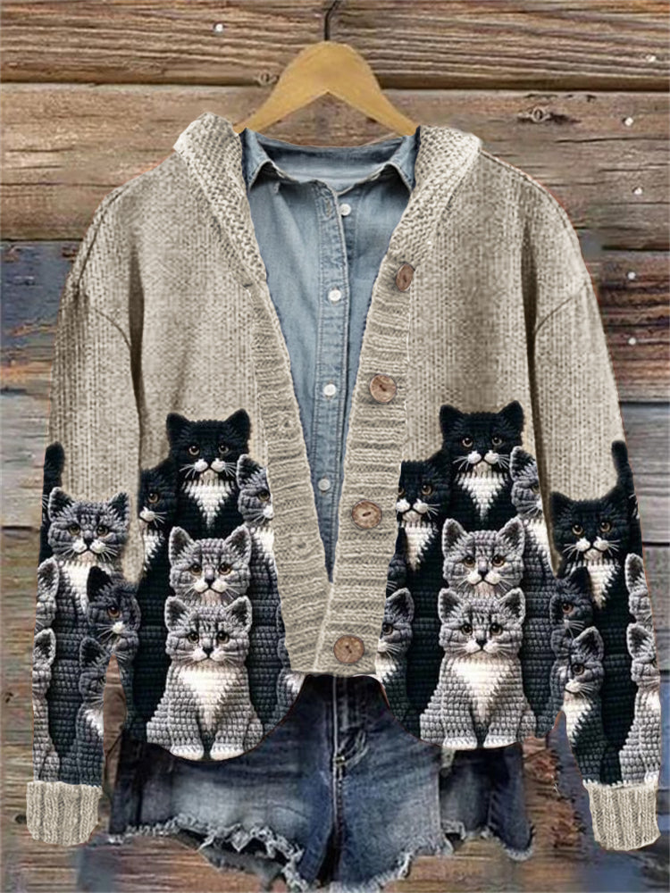Vintage inspirierte Strickjacke