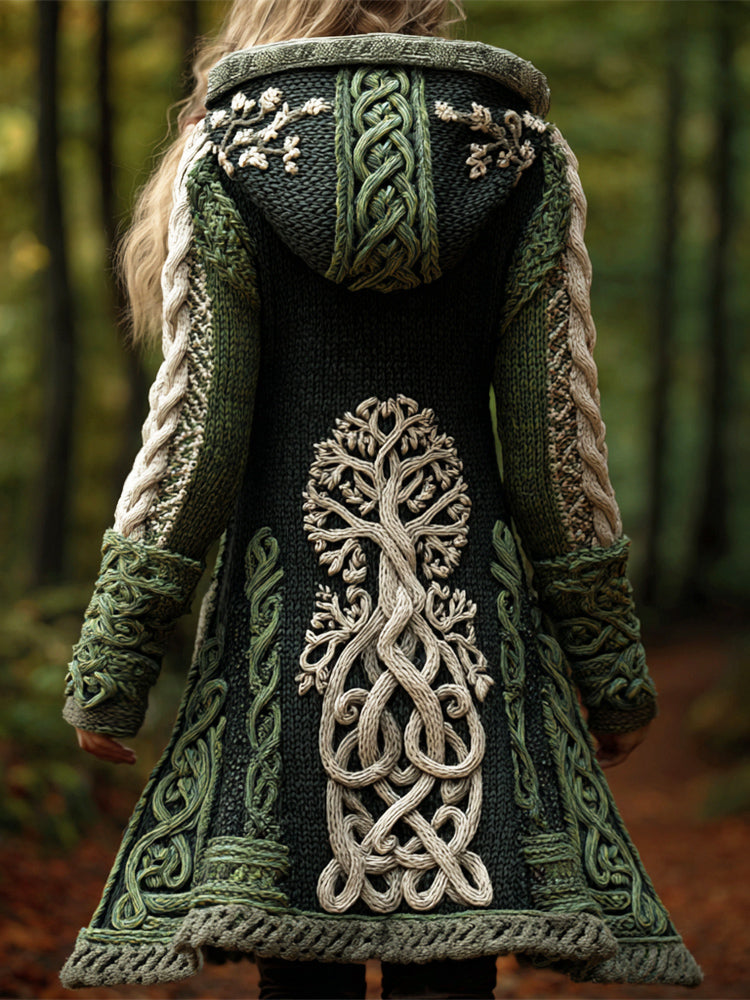 Durchdacht gestaltete Strickjacke