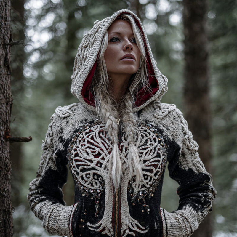 Elegant gestaltete Strickjacke