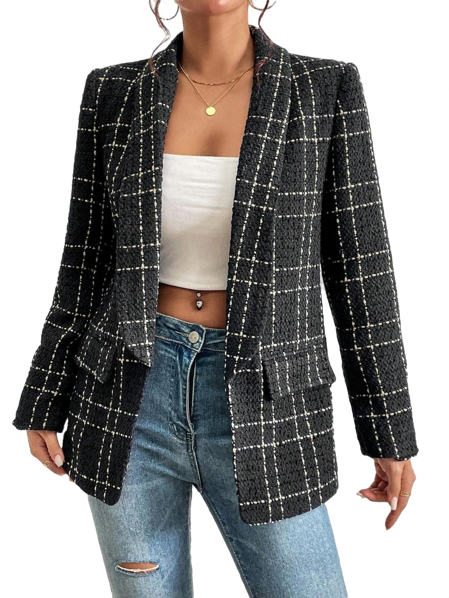 MW | Clara - Karierter Blazer