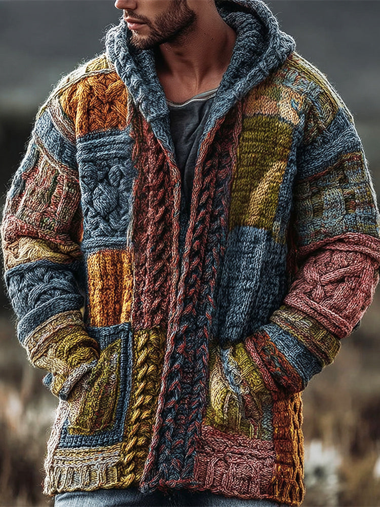 Zeitloser Vintage-Stil Strickjacke