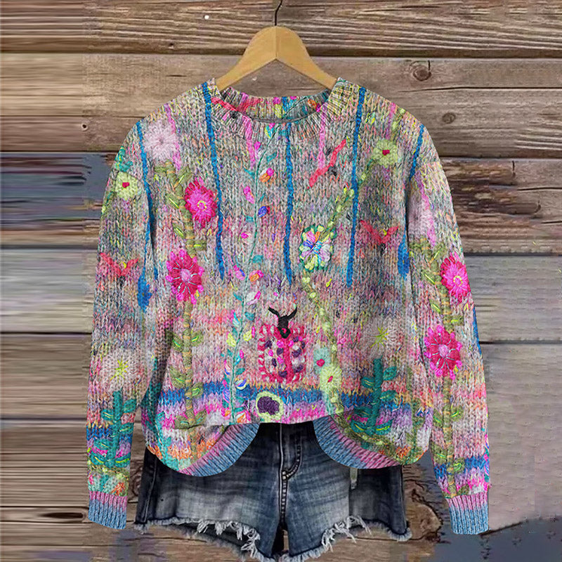 Zeitloser Vintage-Stil Pullover