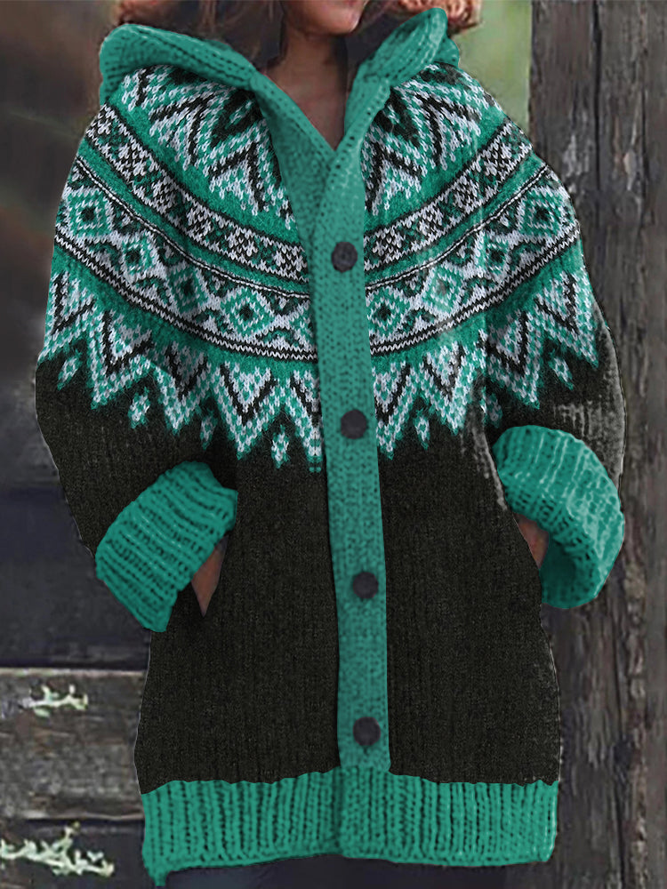 Elegant gestaltete Strickjacke