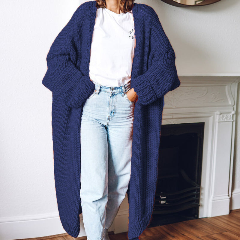 Durchdacht gestaltete Strickjacke