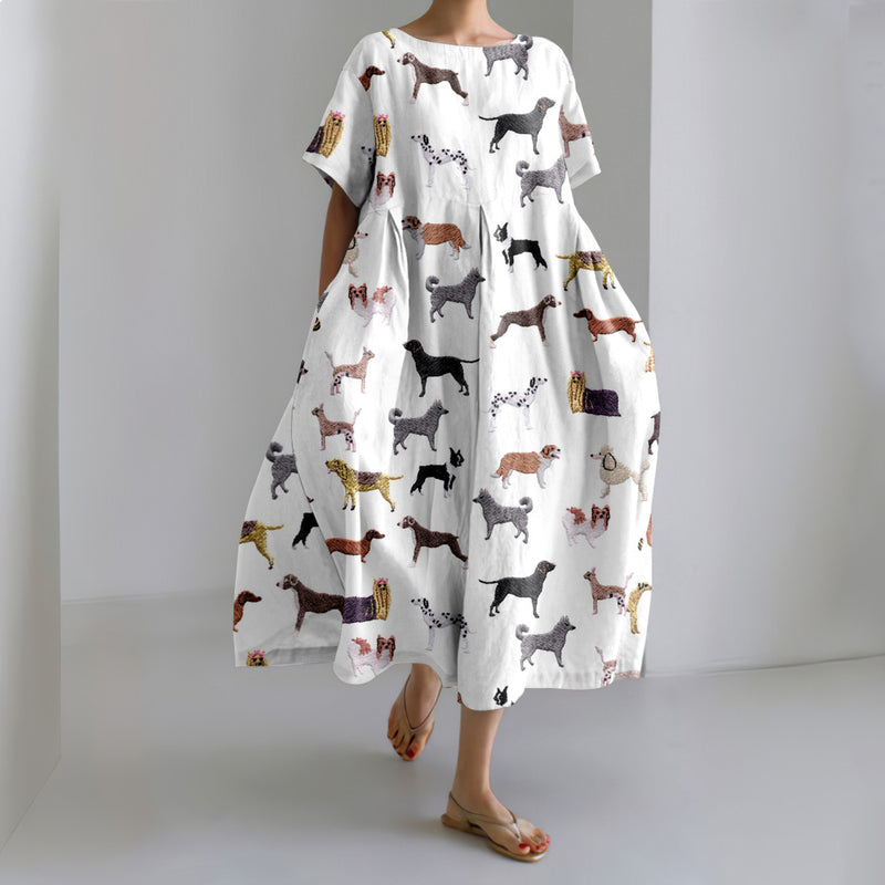 Anmutig gestaltete Kleid