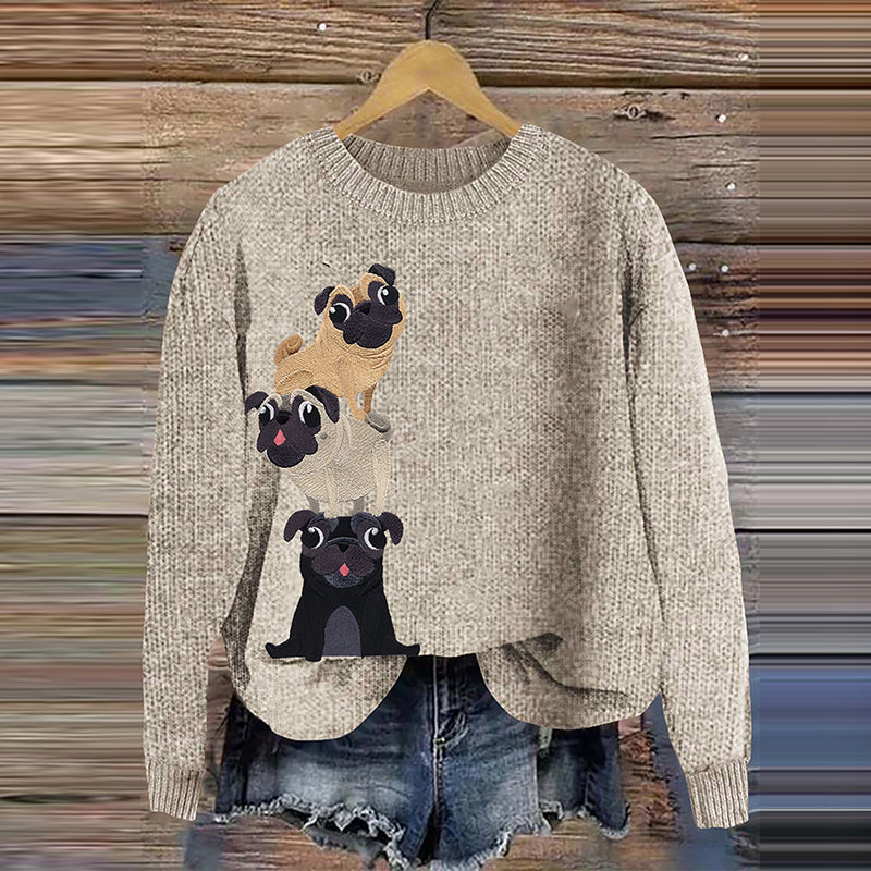 Zeitloser Vintage-Stil Pullover