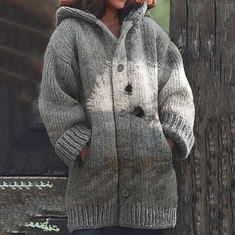 Klassische Vintage Strickjacke