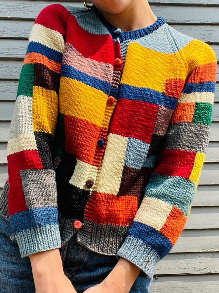 Wunderschön gefertigte Strickjacke