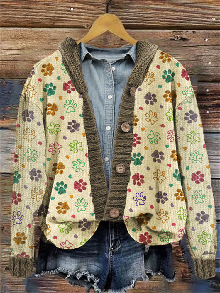 Anmutig gestaltete Strickjacke